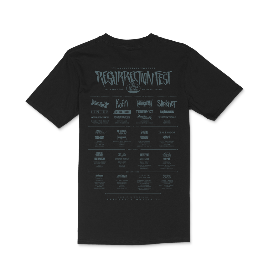 Camiseta RF25 Lineup Negra
