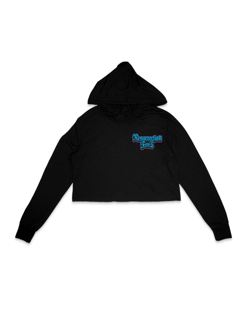 Sudadera Crop Top Bailad, Malditos