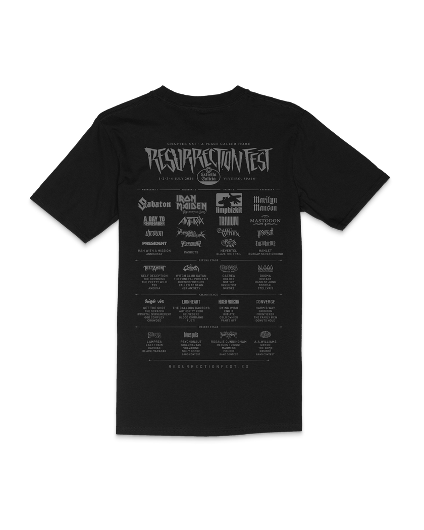 Camiseta RF26 Negra - Lineup