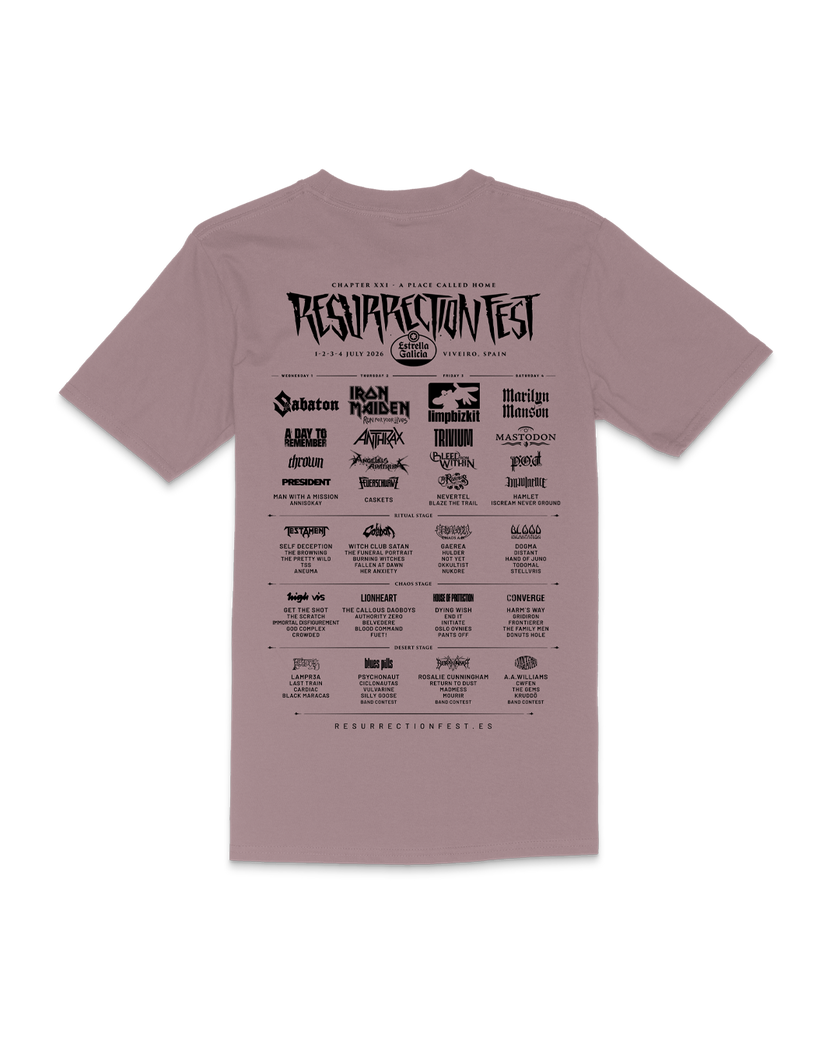 Camiseta RF26 Berenjena - Lineup
