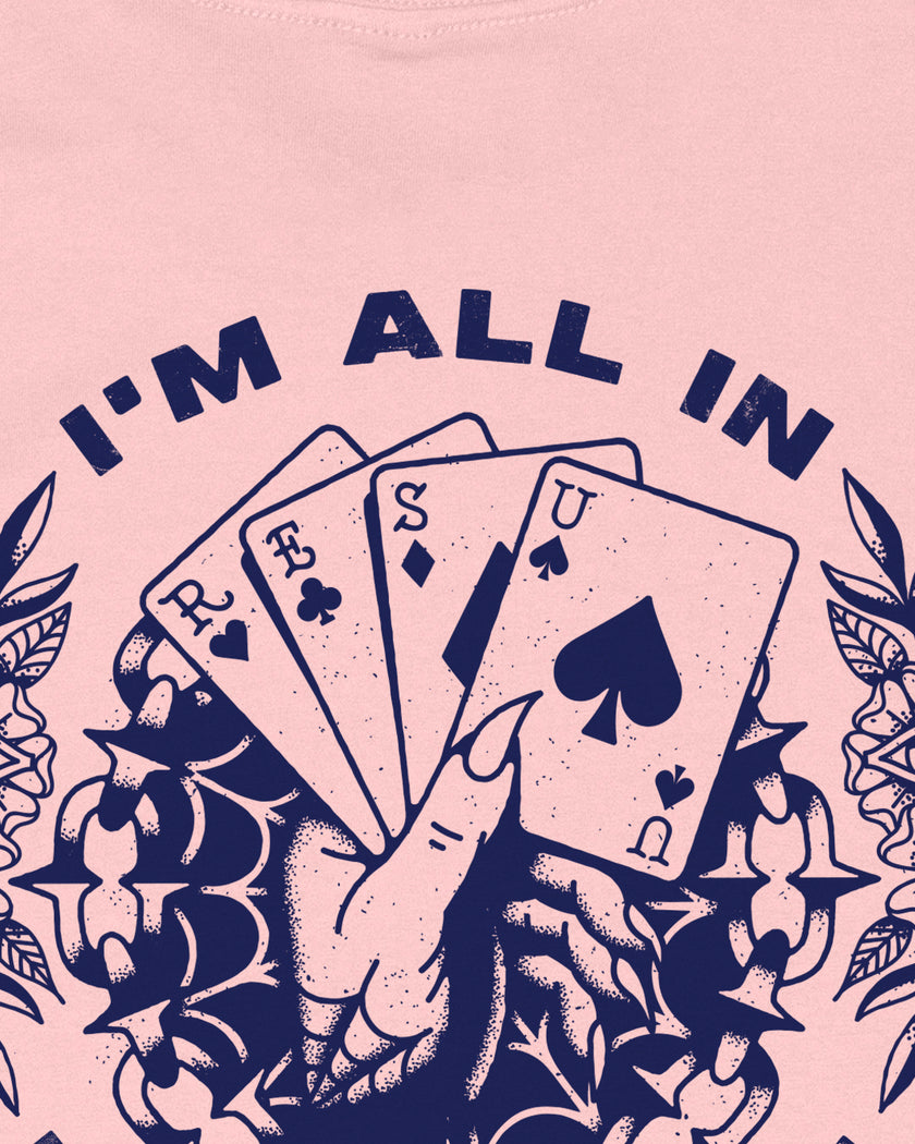 Camiseta All In Rosa